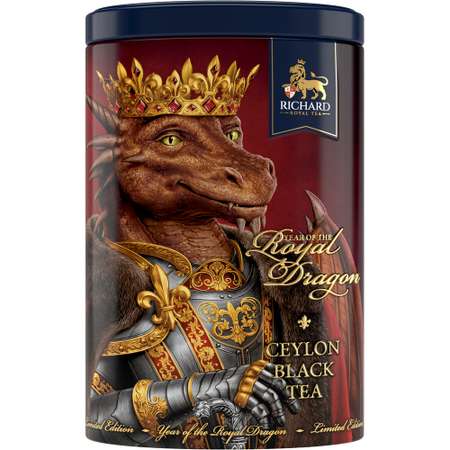 Чай подарочный Richard Year of the Royal Dragon Король чёрн лист круп 80г жесть