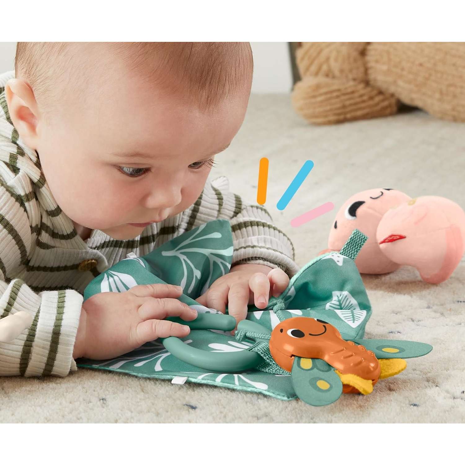 Набор Fisher-Price Тактильные зверушки HRB17 - фото 4