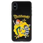 Силиконовый чехол Mcover для смартфона Apple iPhone XS Max Союзмультфильм Дядя Фёдор и Матроскин