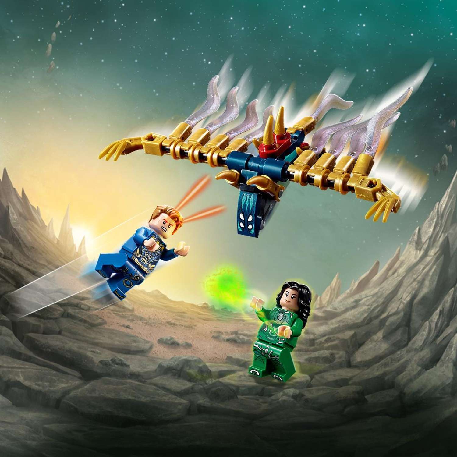 Конструктор LEGO Super Heroes Вечные перед лицом Аришема 76155 - фото 11