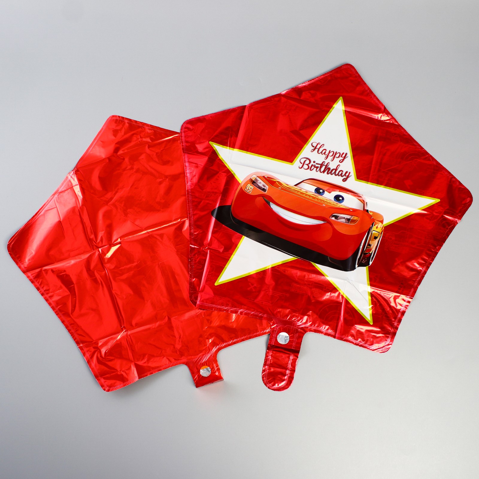 Набор шаров Disney фольгированных Happy Birthday Тачки - фото 4