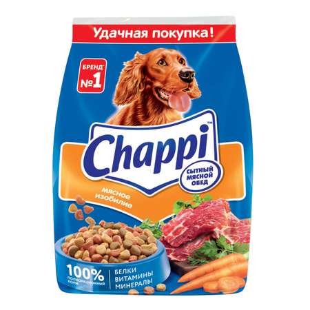 Корм для собак Chappi 600г Мясное изобилие сухой