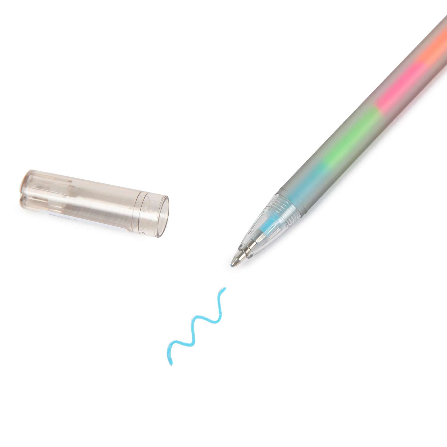 Ручка гелевая Maxleo Bear Rainbow 0.5мм Цветная ZF3229-2 - фото 4
