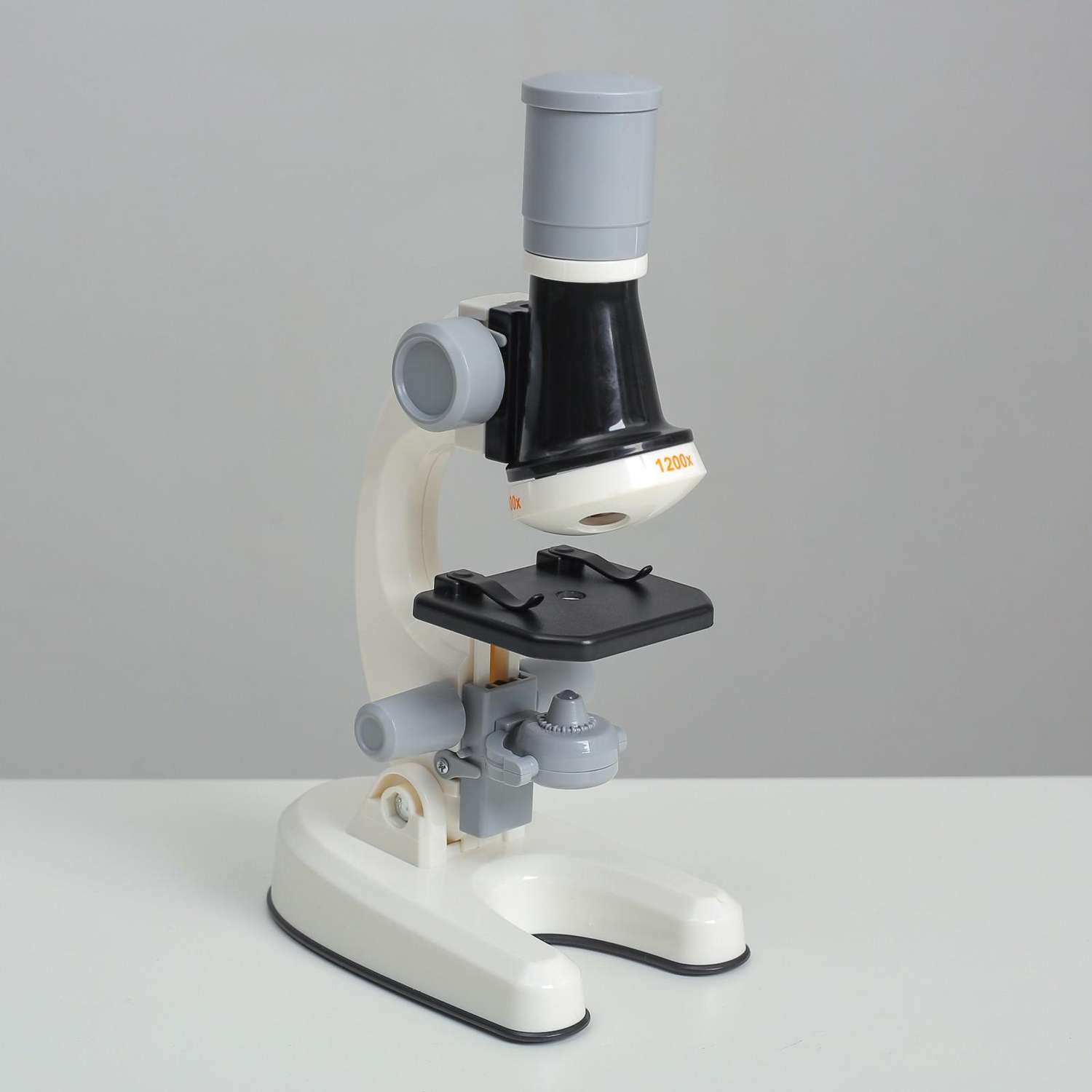 Микроскоп Sima-Land «Юный ботаник» кратность до х1200 белый подсветка - фото 3