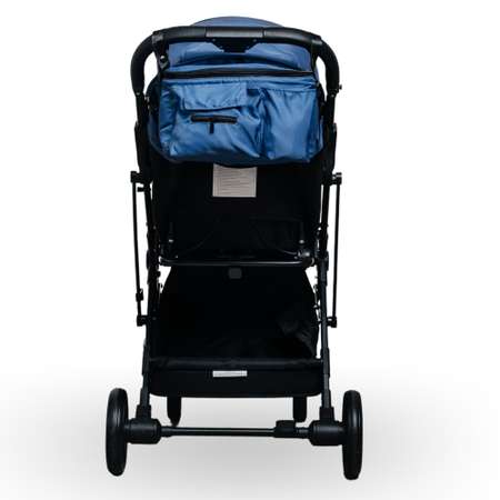 Прогулочная коляска Keka Passo с большими колесами с сумкой цвет синий