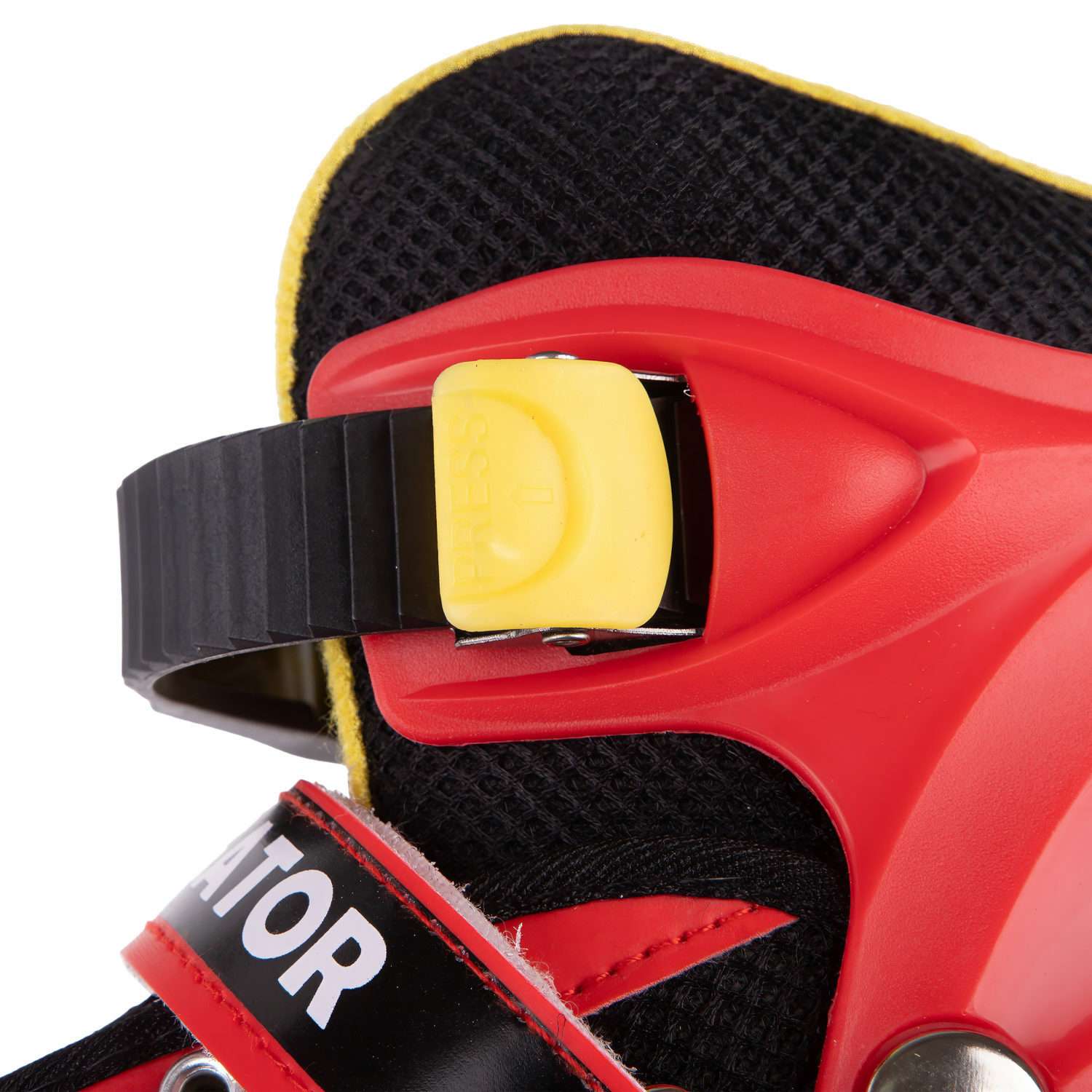 Ролики Navigator детские раздвижные 34 - 37 размер с защитой и шлемом красный - фото 8
