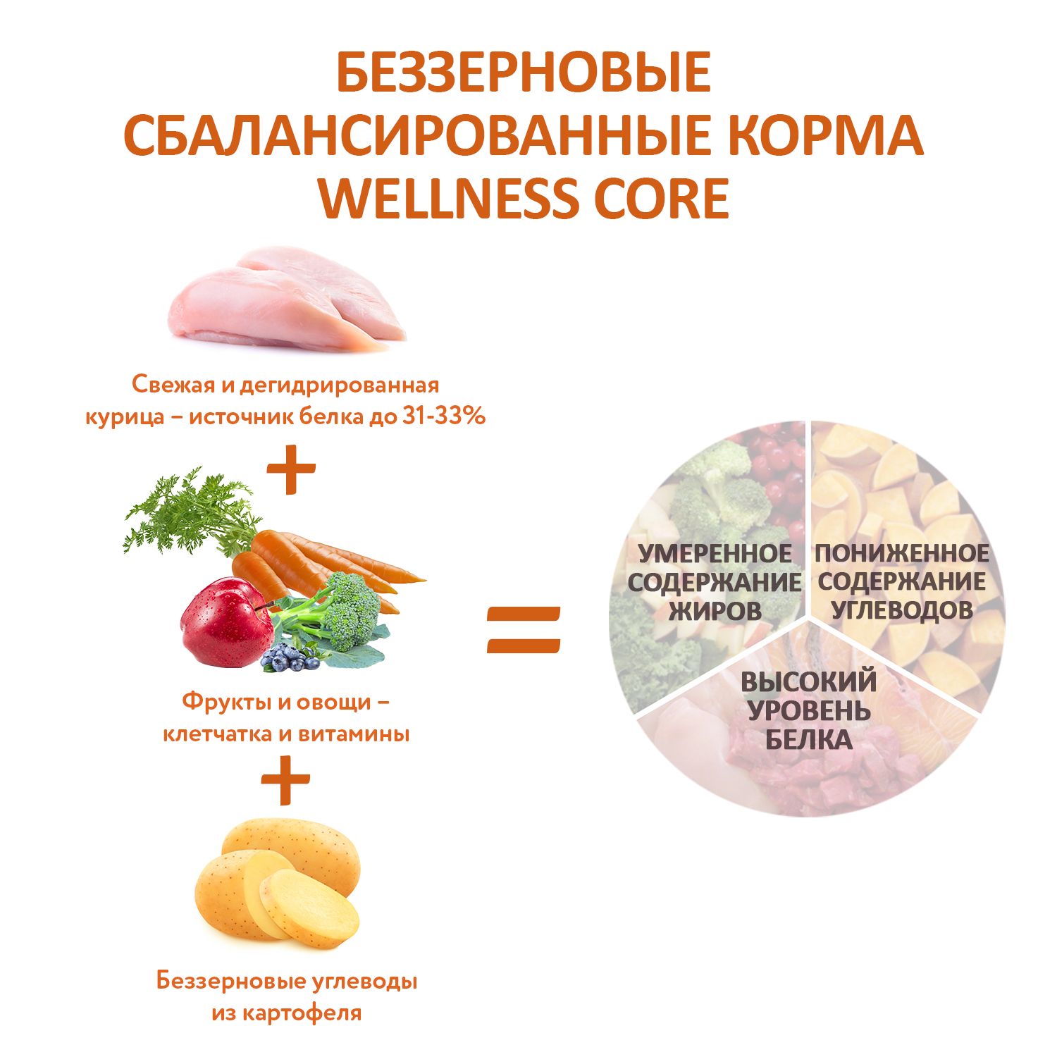 Корм для щенков Wellness CORE крупных курица 2.75кг - фото 6