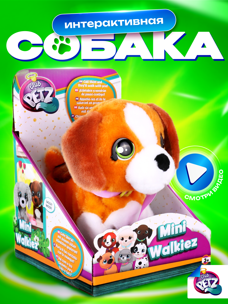 Игрушка IMC Toys Club Petz Шагающая собачка Бигль - фото 1