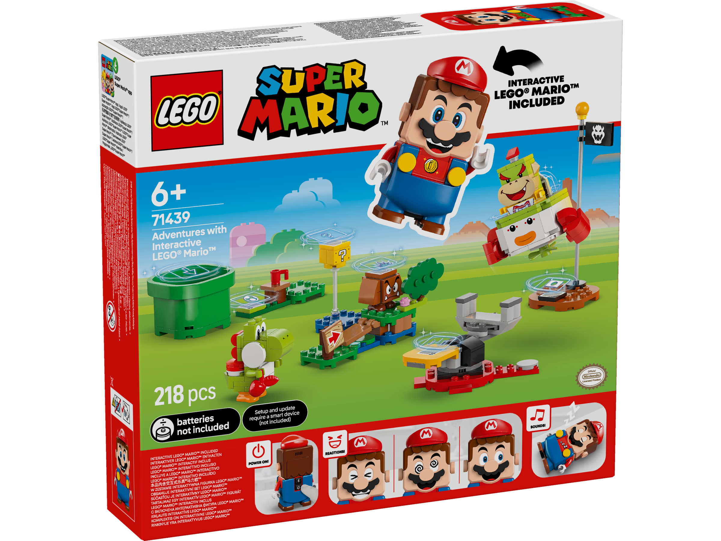 Конструктор LEGO Super mario Приключения с интерактивным Mariо 71439 - фото 3