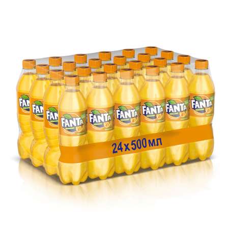 Напиток газированный Fanta апельсин 24 шт х 0.5 л