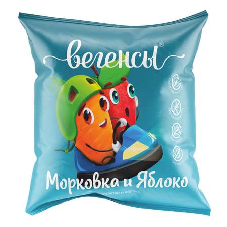 Снеки Вегенсы сушеные морковь-яблоко 50г