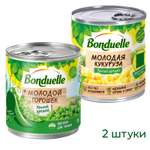 Кукуруза и Горошек Bonduelle 2 банки по 425 мл.