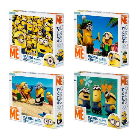 Пазл ORIGAMI Minions 260 эл. 01795 в ассортименте