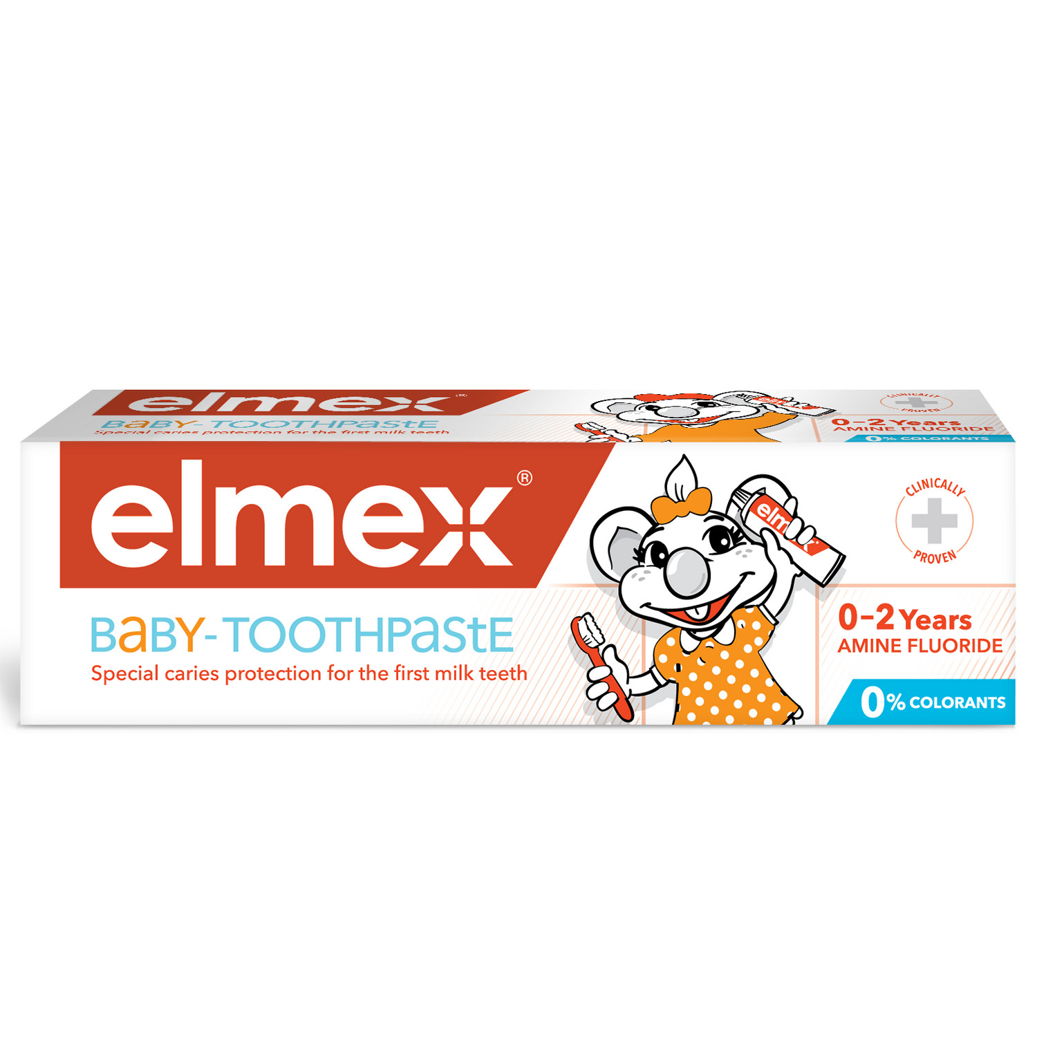 Зубная паста Elmex 50мл от 0 до 2лет - фото 5