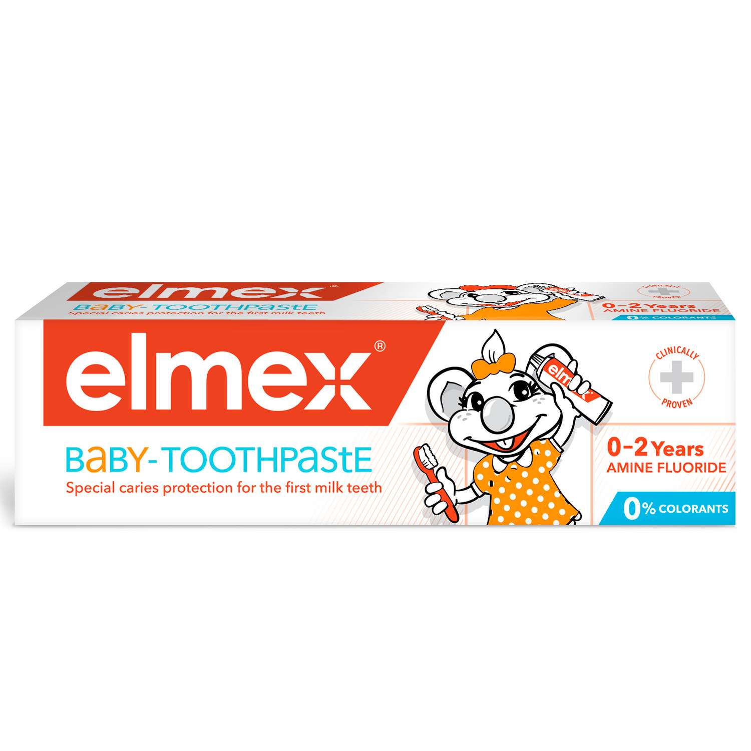 Зубная паста Elmex 50мл от 0 до 2лет - фото 5