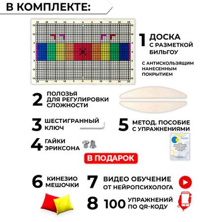 Доски балансировочные Эволюция Балансборд Доска Бильгоу