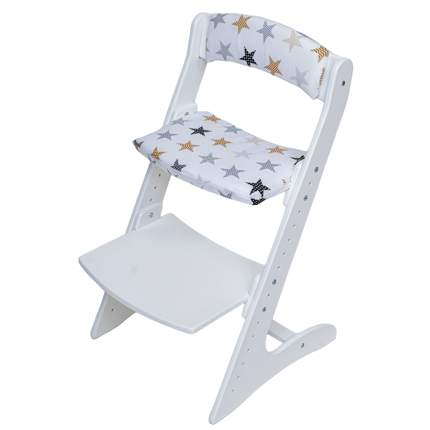 Подушки Babystul на растущий стул Звёзды на белом - фото 1