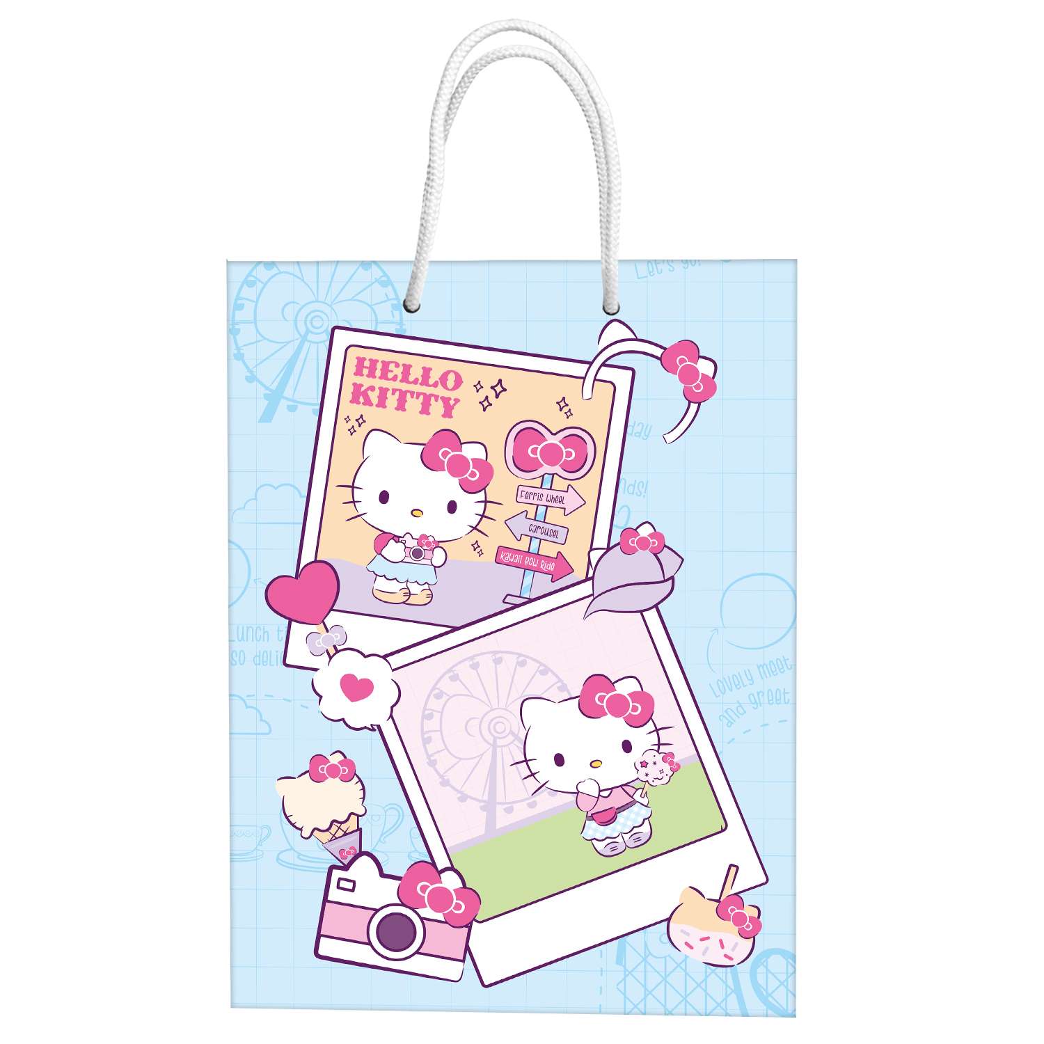 Пакет подарочный ND Play Hello Kitty-3 25*35*10 см - фото 1