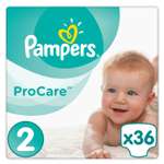 Подгузники Pampers Procare 2 3-6кг 36шт