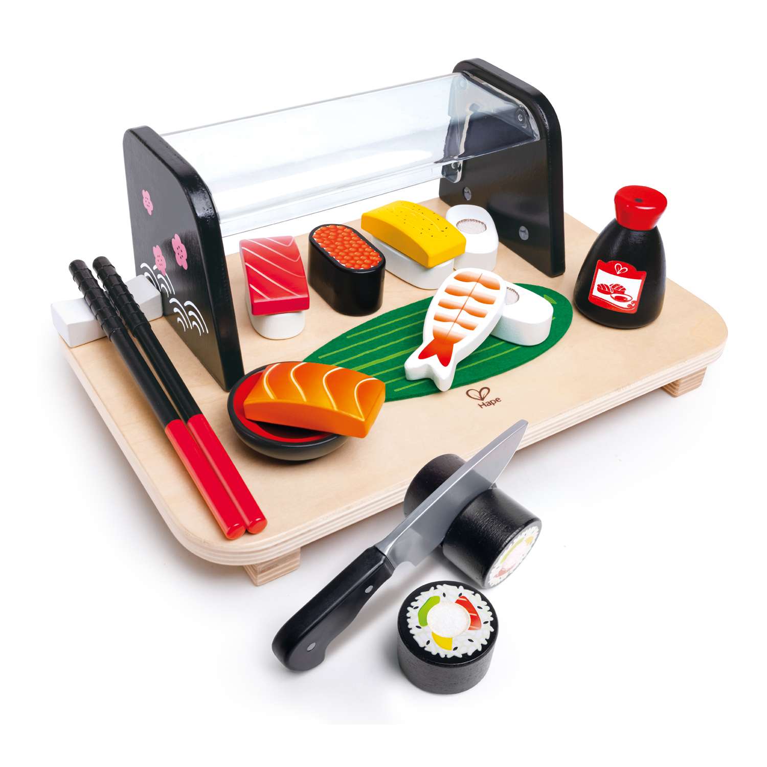 Набор HAPE игрушечной посуды и еды Время суши 15 предметов - фото 11