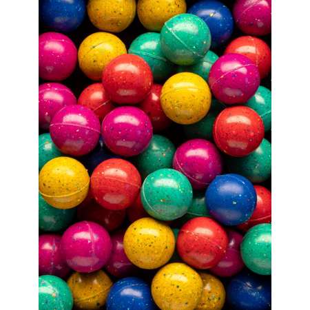 Мячи-прыгуны TopVending Цветной асфальт 25мм 50шт