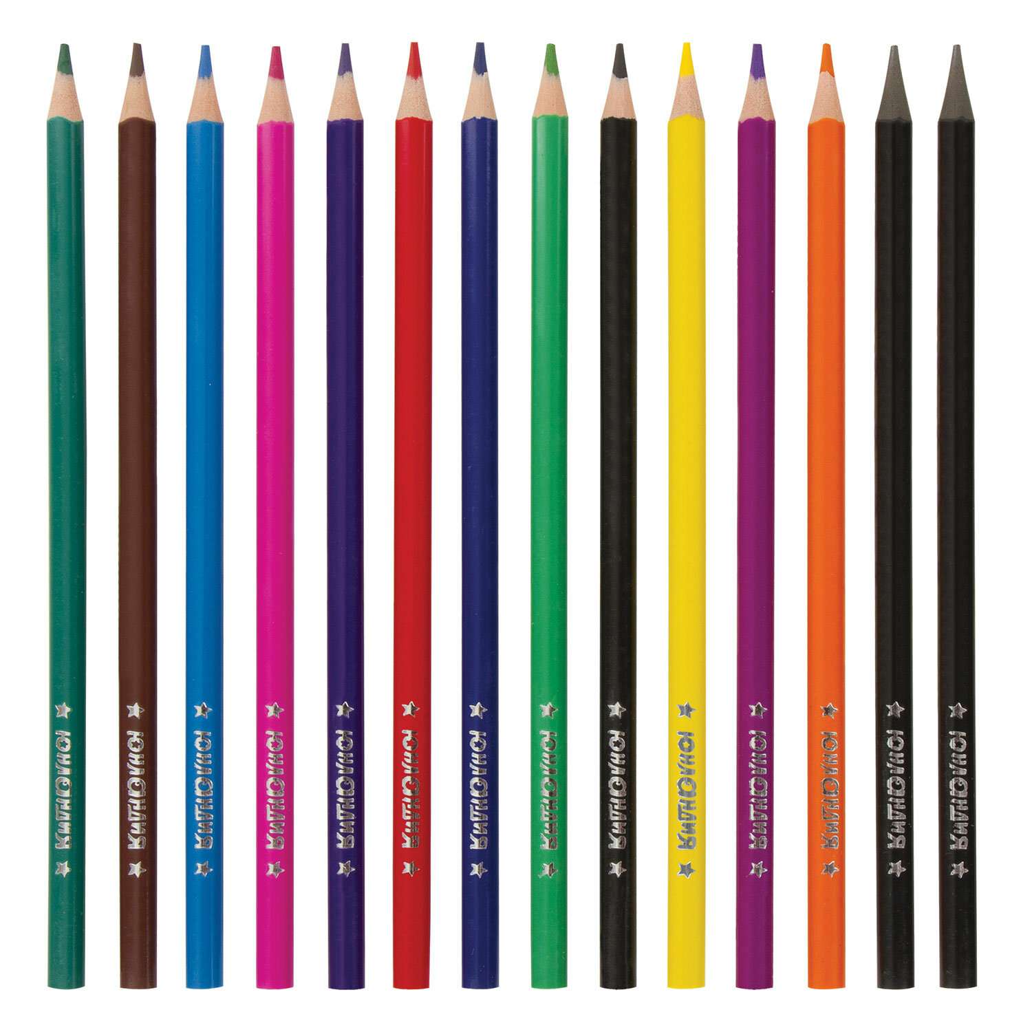 Карандаши цветные Юнландия для рисования 12 цветов пластиковые - фото 2