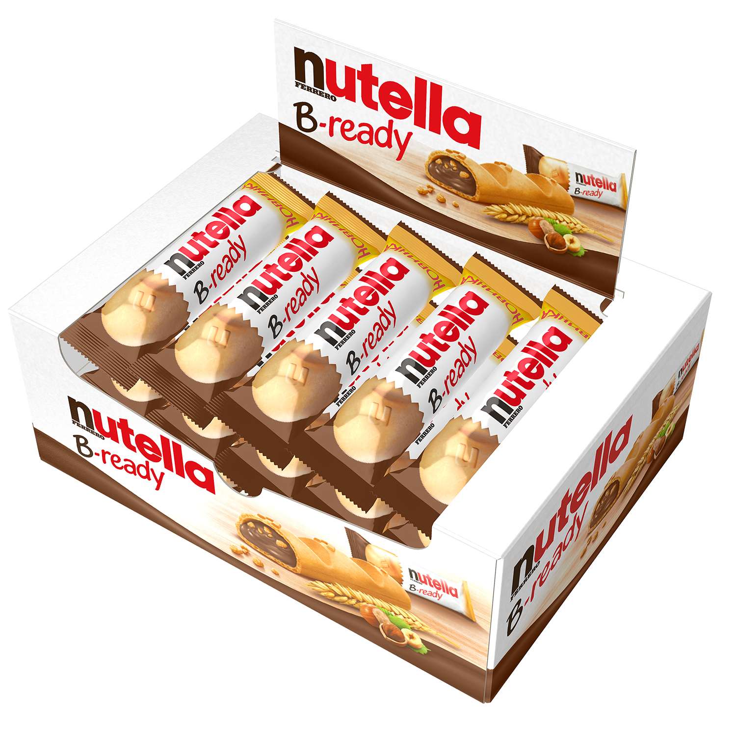 Батончик Nutella Ferrero b-ready вафельный, 22г;