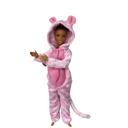 Одежда для куклы Барби Ani Raam Кигуруми пантера розовая
