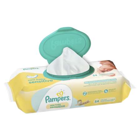 Салфетки Pampers New Baby Sensitive влажные 54шт