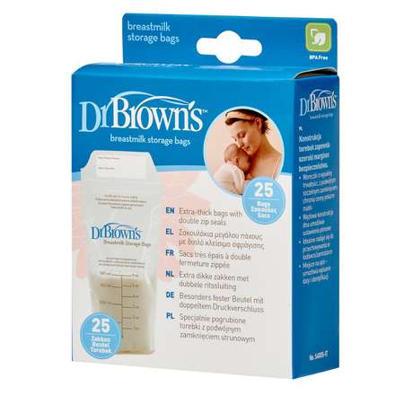 Пакеты для хранения грудного молока Dr Brown's 25шт S4005
