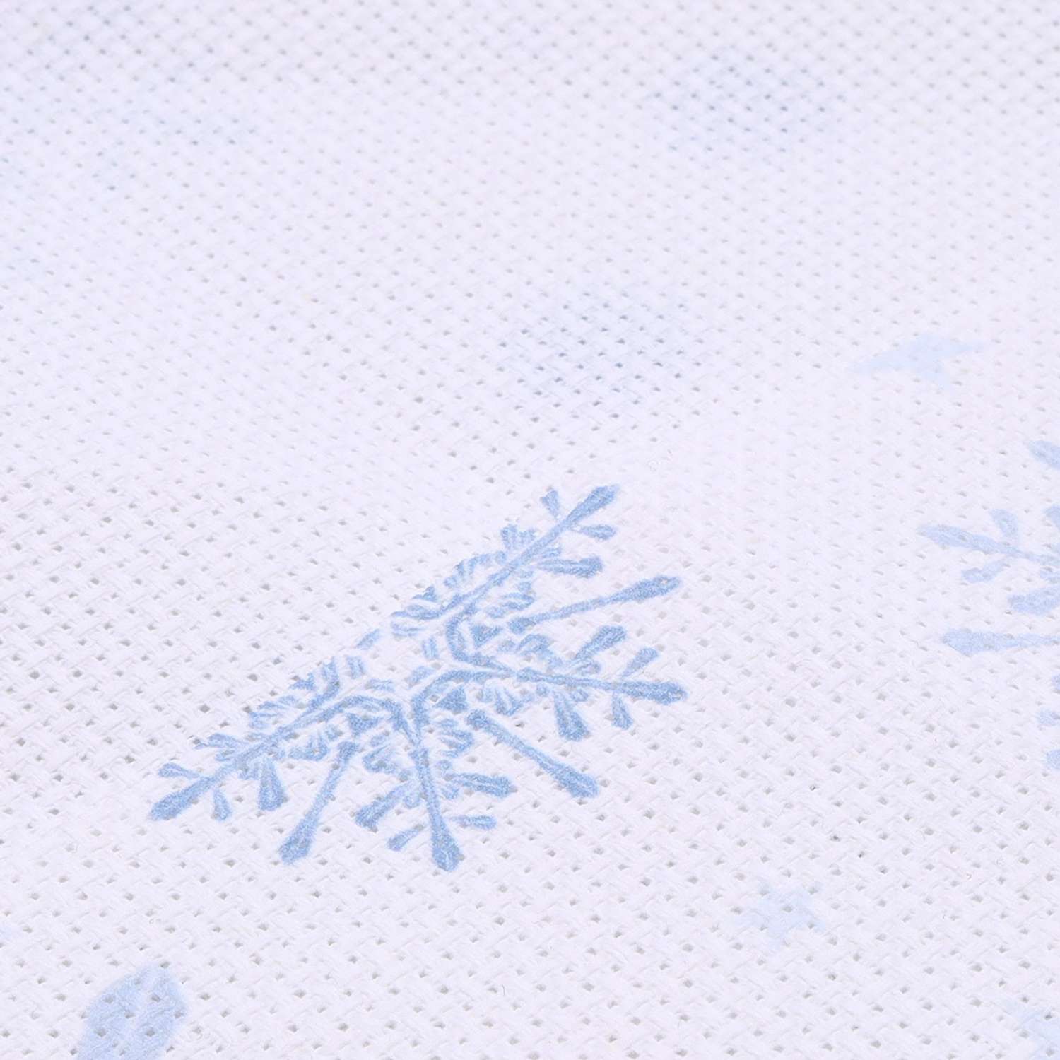 Канва Bestex для вышивания шитья и рукоделия дизайнерская 30*30 см Снежинки - фото 4