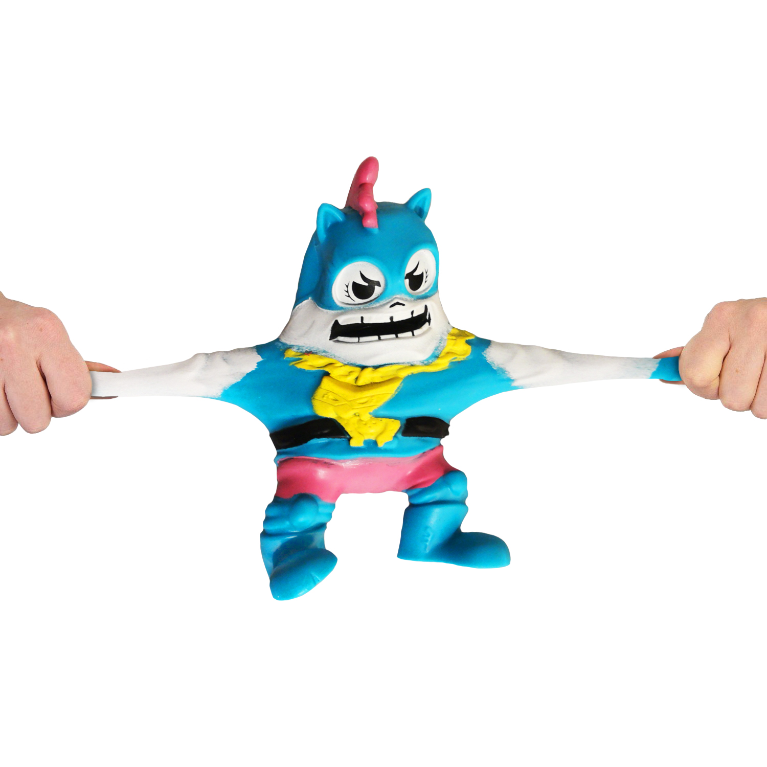 Фигурка тянучка SUPERMASKED супергерой BIG PONY со звуком - фото 4