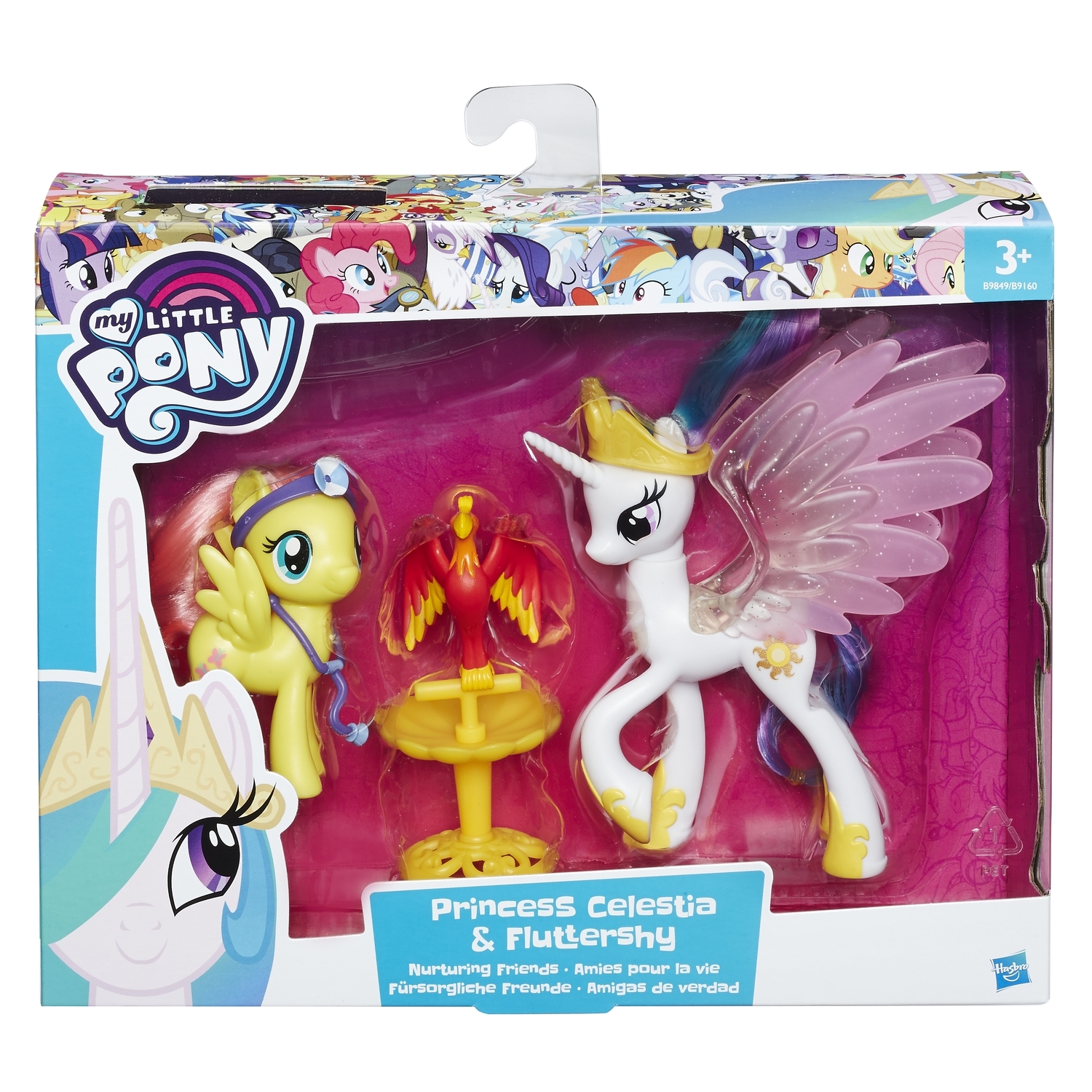 Набор My Little Pony Пони-модницы парочки Флатершай и Принцесса Селестия  B9849EU40 купить по цене 1139 ₽ в интернет-магазине Детский мир