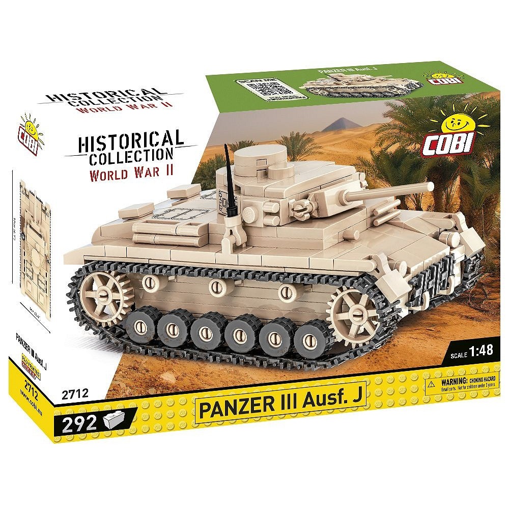 Конструктор COBI 2712 Немецкий средний танк PANZER III AUSF.J