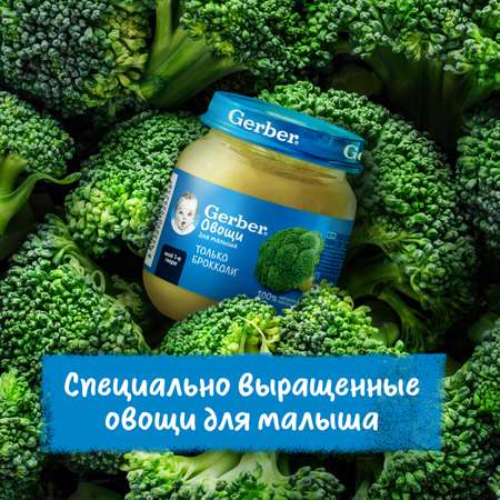 Пюре Gerber Брокколи 125г с 4 месяцев