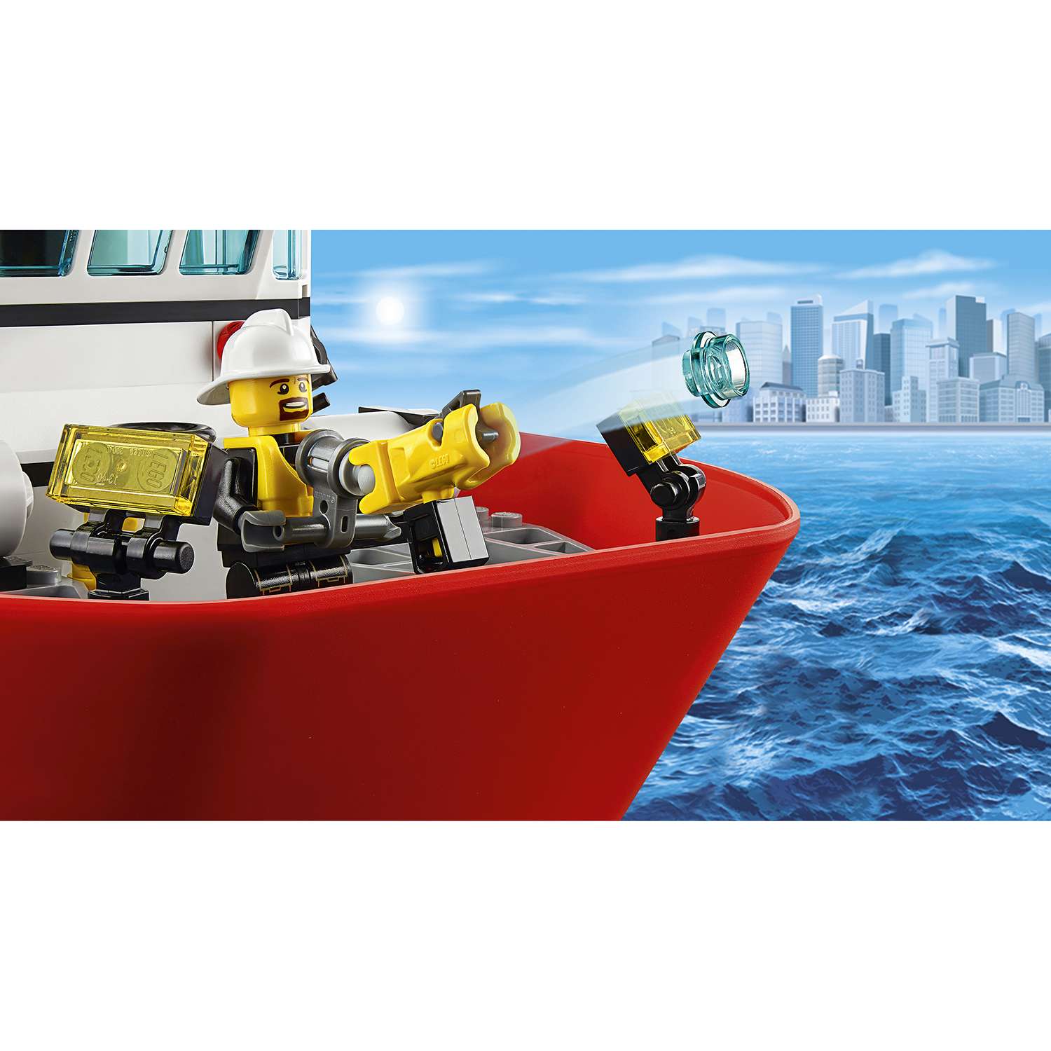 Конструктор LEGO City Fire Пожарный катер (60109) - фото 8
