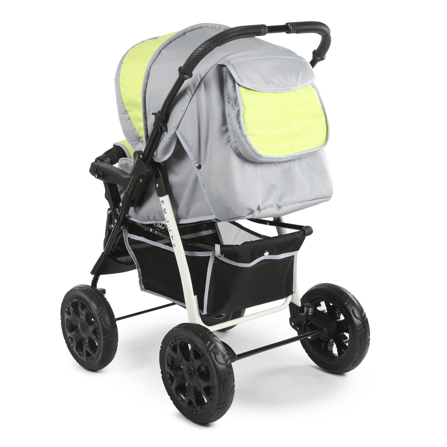 Коляска трансформер Babyton Melly Grey-Green - фото 8