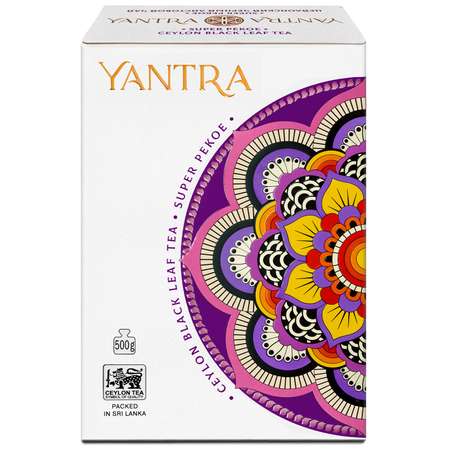 Чай Классик Yantra черный листовой стандарт Super Pekoe 500 г