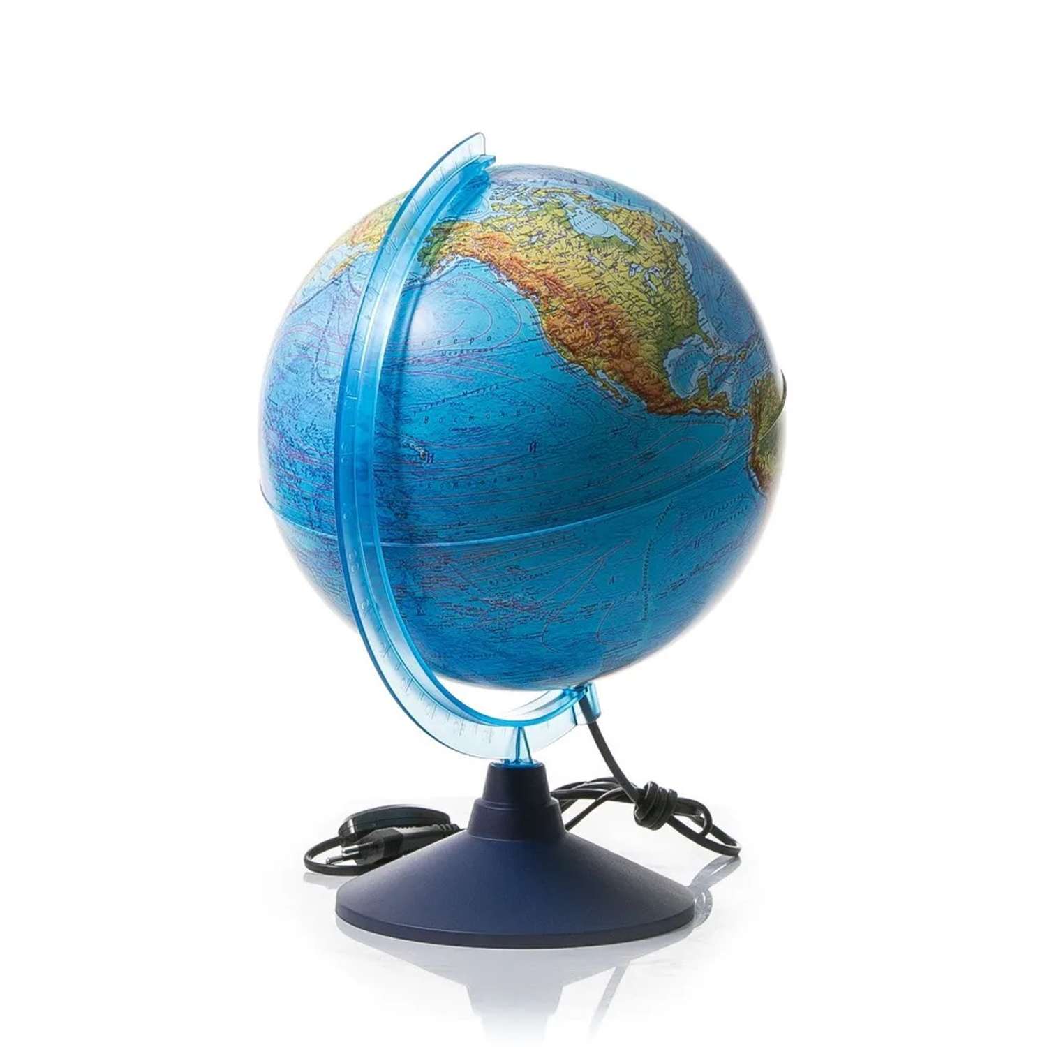 Глобус Globen Земли интерактивный рельефный диаметр 21 см с подсветкой VR очки - фото 5