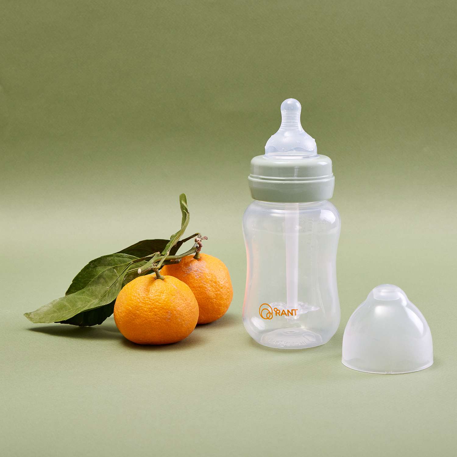 Бутылочка Rant антиколиковая для кормления с силиконовой соской 250 мл. 0+ арт. 1003 green - фото 2