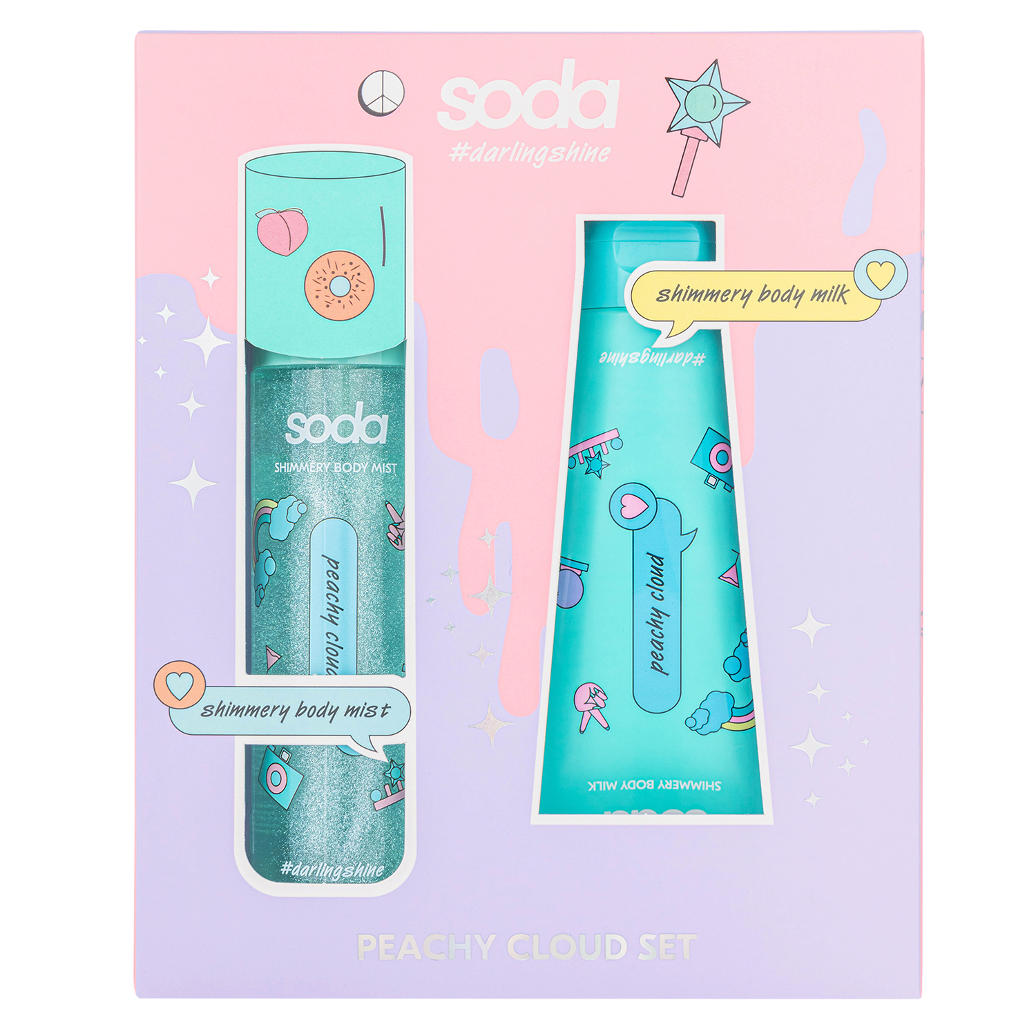 Набор Soda Peachy cloud darlingshine SOD640104 купить по цене 699 ₽ в  интернет-магазине Детский мир