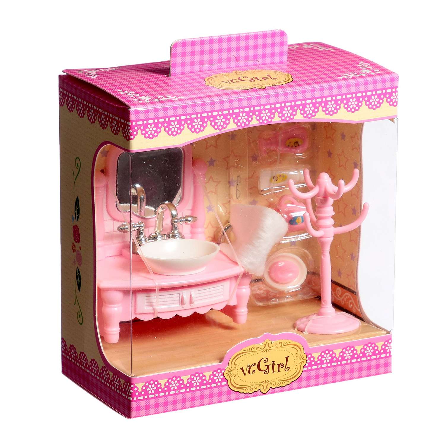 Набор мебели для кукол Sima-Land «Уют-4: ванная комната» 9211545 - фото 2