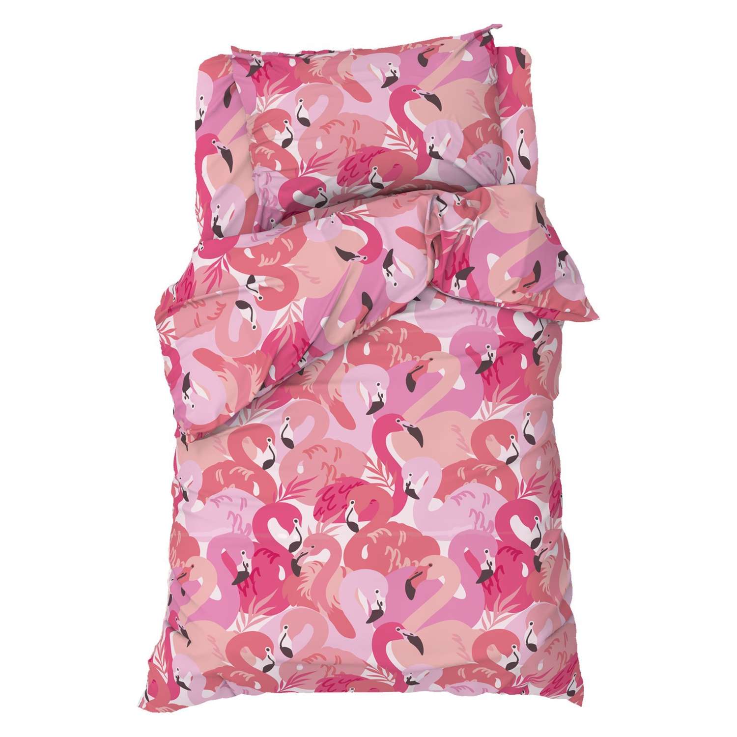 Комплект постельного белья Этель Flamingo garden полутороспальный 3 предмета - фото 1