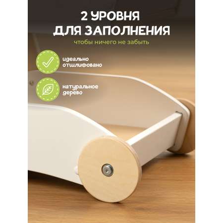 Игровой набор PAPPADO тележки и корзинки