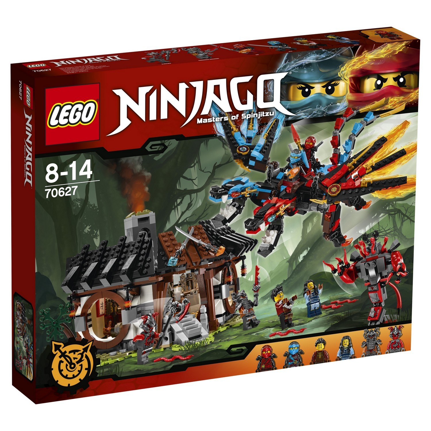 Конструктор LEGO Ninjago Кузница Дракона (70627) купить по цене 6999 ₽ в  интернет-магазине Детский мир