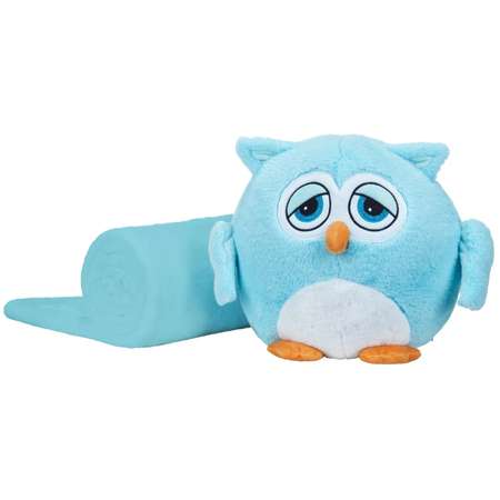 Подушка-игрушка Dormeo Сова с пледом Блу-Блу