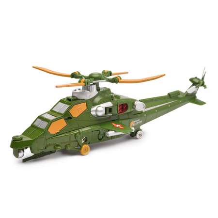 Робот 2 в1 Devik Toys Военный вертолет