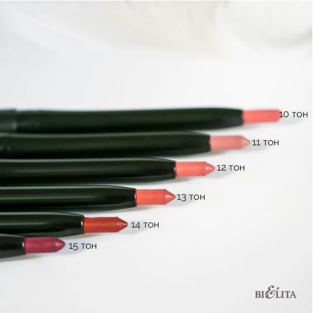 Карандаш для губ BIELITA lab colour Perfect Lipliner Long Lasting 12h механический тон 11 лилово-пудровый - фото 3