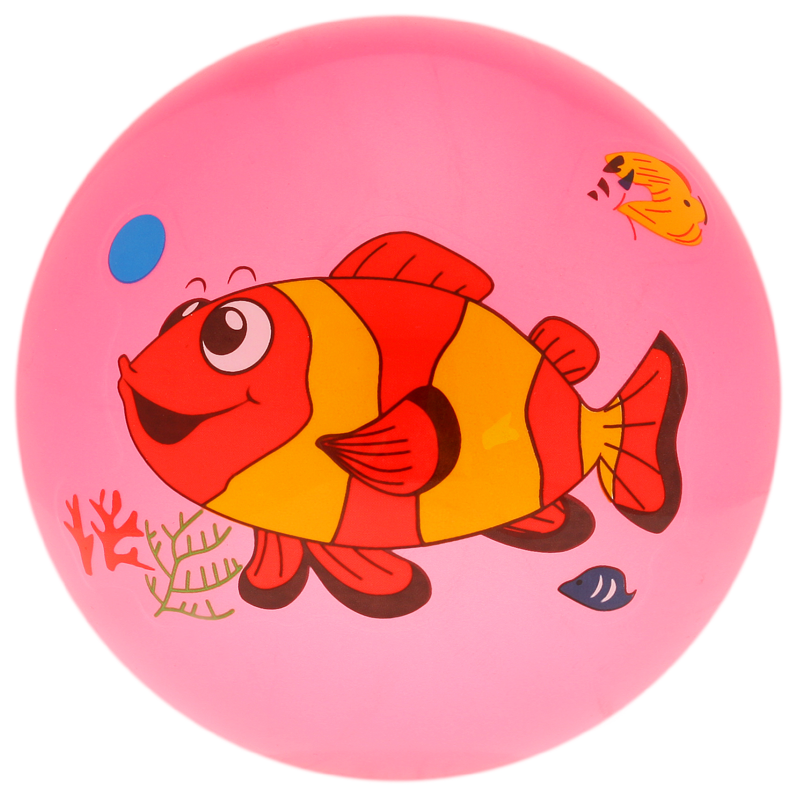 Мяч Zabiaka детский «Дельфинчики». d=25 см. 60 г. цвет розовый. принт - фото 6