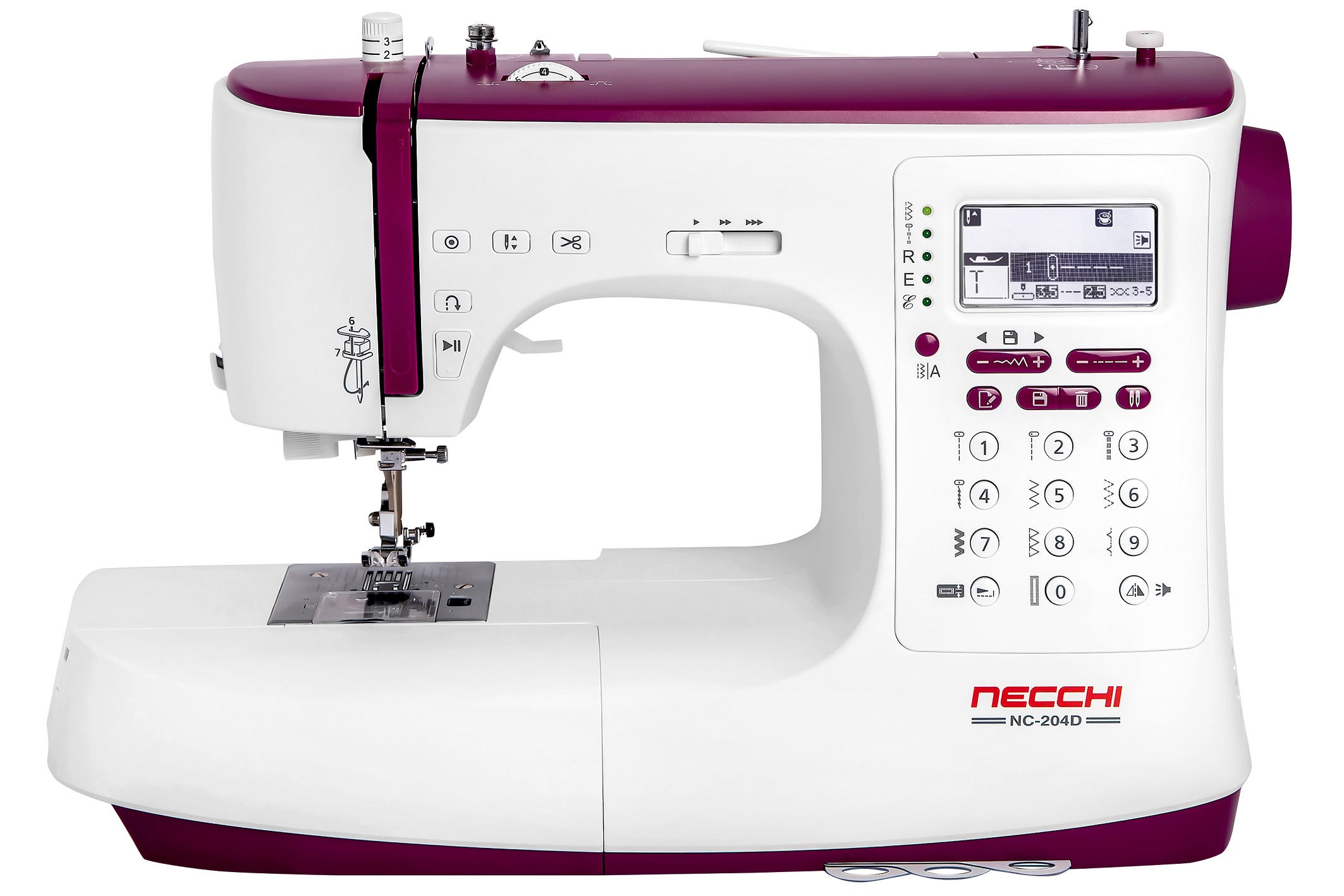 Швейная машина Necchi Necchi NC-204D купить по цене 41707 ₽ в  интернет-магазине Детский мир